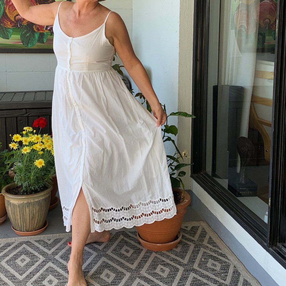 Cotton Summer Dress perfect for Diner en Blanc